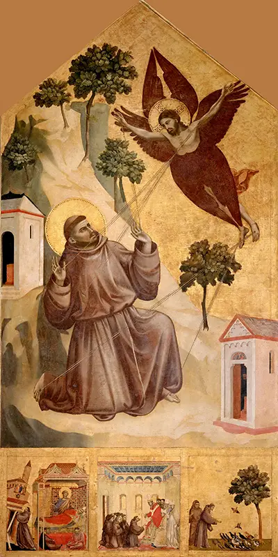 St Francis Receiving the Stigmata Giotto